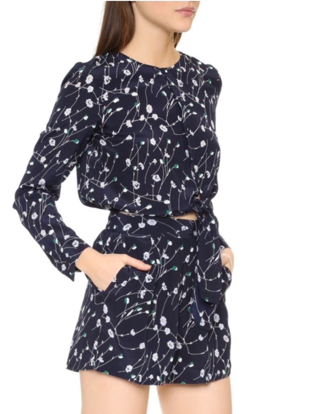 Club Monaco Floral Romper